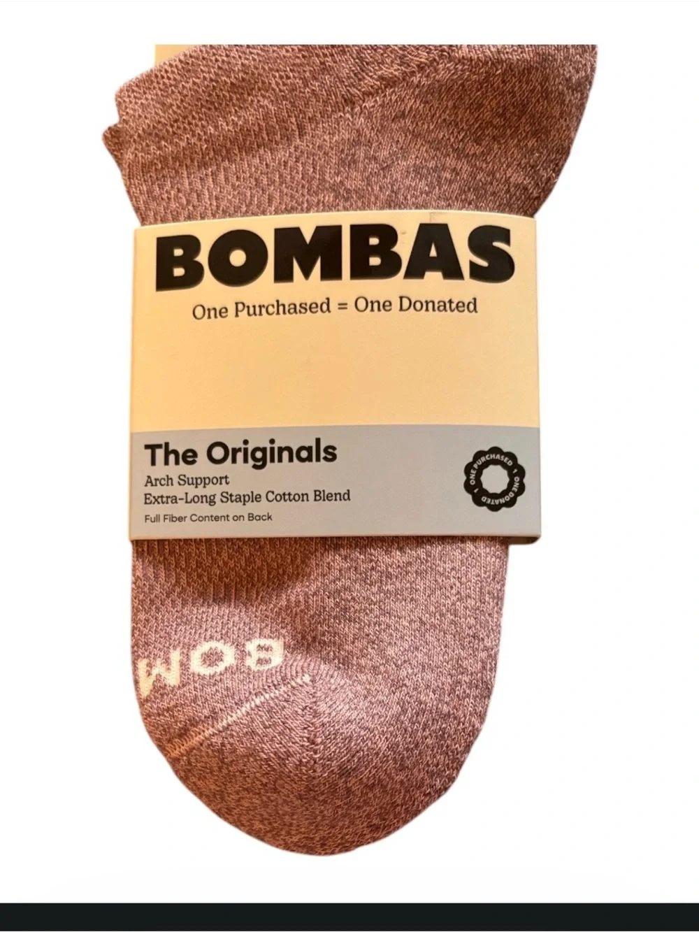 BOMBAS BUNDLE | Pink & Purple The Originals Arch Support Blister Seamless NWT 2